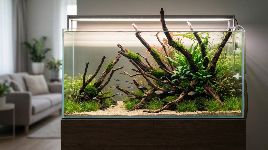 荷蘭風水草造景 - 多品種水草缸